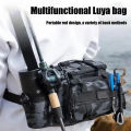Fishing Tackle, Shoulder Bag, Storage Bag, Portable Fishing Rod Holder, Outdoor Sports Bag, Flying Fishing.