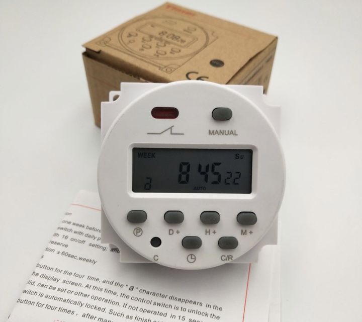 Timer switch cn101a 220V,12VDC,24VDC 16A 16 program 7 days 24 hours
