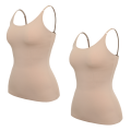 Women Tummy Control Shapewear Smooth Body Shaping Camisole Tank Tops Plus Size Slimming Underwear Seamless Compression Shaper. 