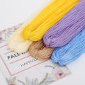 100M Colorful Nylon Cord Thread Crochet Hollow Line Macrame DIY Hand-Woven Bracelet Braided Handicrafts/Shoes. 
