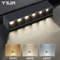 LED Magnetic Track Light Embedded 48V COB Linear Spotlight Rail Ceil Lamp Living Room Without Main Light Lighting Grille Lamps. 