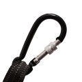 Safety Bungee Tether Tool Lanyard With Carabiner Hook Climbing Working Anti-Falling Safety Rope Aerial Work Climbing Accessories. 