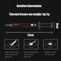 Thermal Paste 18W/mk Thermal Compound Conductive 2g/4g Silicone Grease Heat Sink for CPU GPU Chipset Notebook Cooling Coolers. 