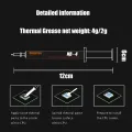 Thermal Paste 18W/mk Thermal Compound Conductive 2g/4g Silicone Grease Heat Sink for CPU GPU Chipset Notebook Cooling Coolers. 
