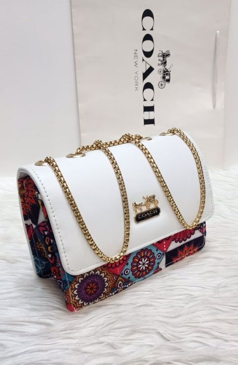 Coach Hand Bag Flip Flap Belt Mini