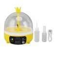 Mini Egg Incubator for Home Automatic Temperature Humidity Control 4 Eggs Candler Poultry Hatching Machine for Chickens Ducks Pi. 