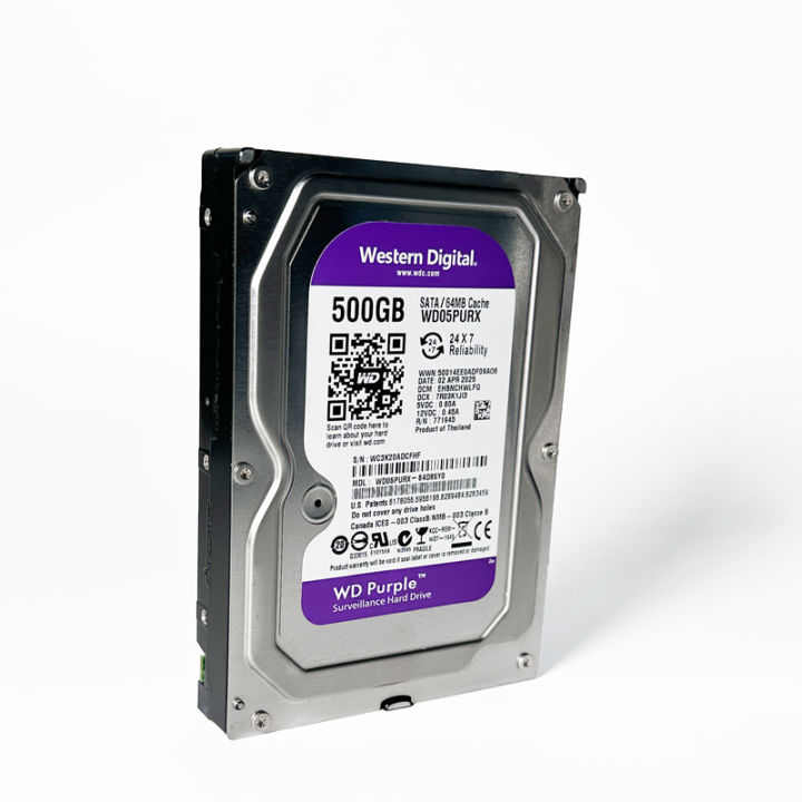Western%20Digital%20500GB%20WD%20Purple%20Surveillance%20Internal%20Hard%20Drive%20HDD%20-%20SATA%206%20Gb/s,%2016MB%20Cache,%203.5"%20500GB-WD05PURX%20reliable%20-%20Image%203