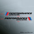 Performance stickers lemited edition car stickers perfomance logo sticker (direct Blue, water, silver, red, reflective). 