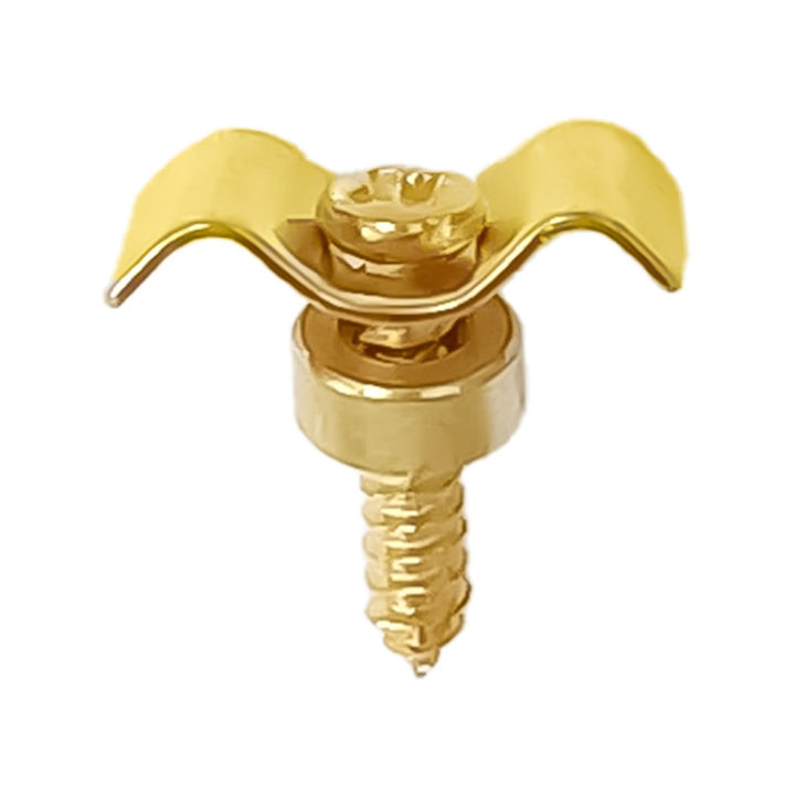 1%20Pair%20Of%20String%20Trees/Retainers%20Electric%20Guitar%20Gold/Black/Chrome%20With%20Screw%20Guide%20Fit%20Telecaster%20Electric%20Guitar%20Accessories%20-%20Image%203