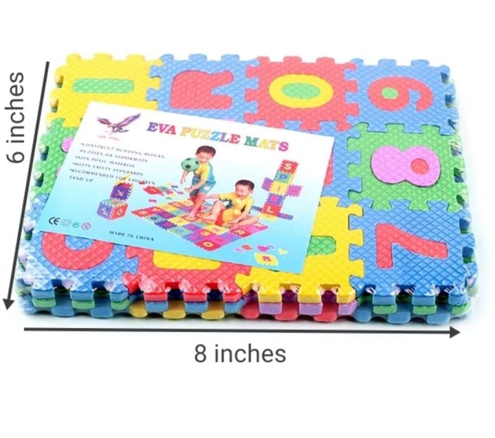 36Pcs Set 4Cmx4Cm Alphabet Letters Numbers Puzzle Kids Puzzles Toys Foam Mat ABC & 123 Puzzle Foam Floor Mat for kids