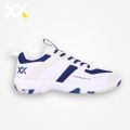 Maxx Badminton Shoes UVO BLAST 4 - (White & Blue). 