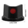 10Pcs Dot Fat Spray Paint Caps - White Plastic Replacement Nozzles for Graffiti Street Art Aerosol Bottle.