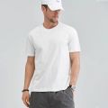 2025 Summer Cotton T-Shirt High Quality Casual Oversize Tee Men Women Short Sleeves Tee Shirt Boys Basic Solid color Sports Tops. 