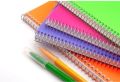 Ring register notebook.Premium quality. Spiral binding narrow lines register, Ring register, Solo spiral notebook. 