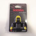 Shenba Cycling Cleats Pair SB-268 Yellow/Black 9° - Attach to your Cycling Shoes. 