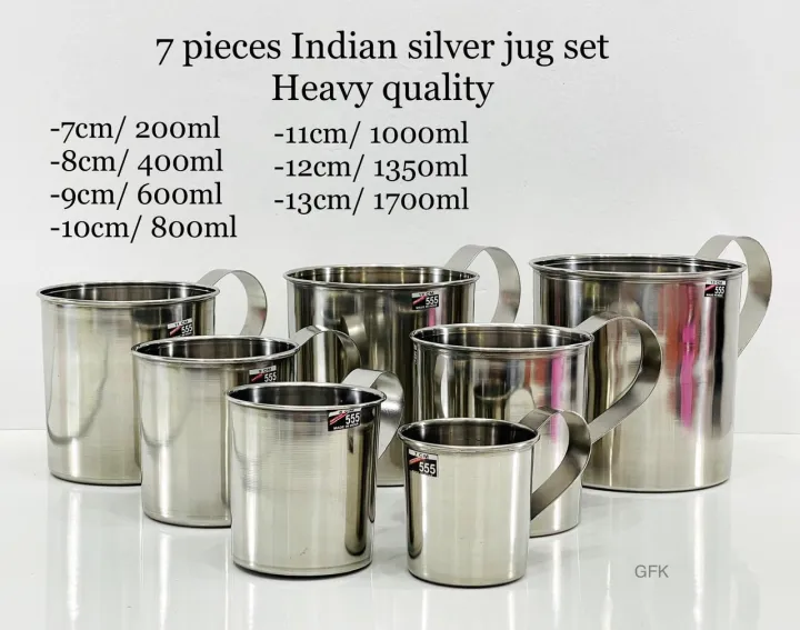 7%20Pieces%20Indian%20Silver%20Jug%20Set%20Heavy%20Quality%20-%20Image%202