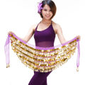 Heavy 5 Layers Coins Belt Belly Dance Costume Hip Scarf Wrap Waist Band India Dancer Multi Color Dancing Belt Hip Scarf. 