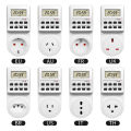 TM03 Digital Timer Switch Outlet Electronic Kitchen Timer Outlet 12/24 Hour Cycle Programmable Timer Outlet Time Setting. 