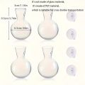 2/4/6/8 Pack Wall Hanging Glass Terrari2um - Self-Watering Hydroponic Planter for Home Office Decor, Handmade Round Crystal Vase. 