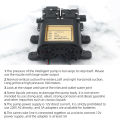 Portable Dual Motor 12V Water Pump Diaphragm Pump Built-in Pressure Switch 1.1Mpa Pressure 8.0LPM Flow Pressure Pump for Home. 