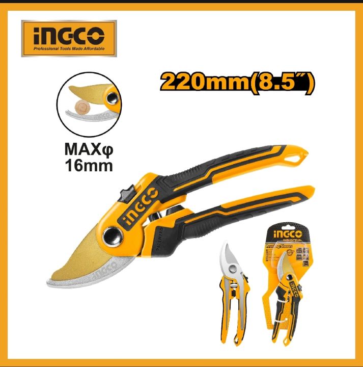 PRUNING SHEAR - 8.5"/220mm - INDUSTRIAL - INGCO HPS0601