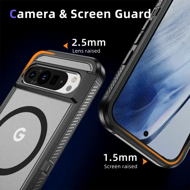 Matte%20Magnetic%20Phone%20Case%20for%20Google%20Pixel%209%20Pro%208%20Pro%208A%20PC%20Frame%20+TPU%20Back%20Cover%20Double%20Layer%20Toughness%20Protection%20Armor%20Cases%20-%20Image%203