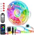 RGB LED Strip Lights with IC, 1 Roll 65.6Ft Addressable Dream LED Lights for Bedroom, App Control Color Chasing Strip Lights with Remote,Music Sync,400 LEDs,24V LED Light Strip for Room Home Bar Party. 