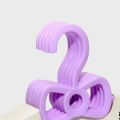 Plastic Clothes Hanger 5PCS Multi Use Hanger for Clothes small size baby hanger. 