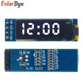 EstarDyn 0.91 Inch  I2C OLED Display Module White / BLUE /YelloW I2C OLED Screen Driver DC 3.3V~5V for. 