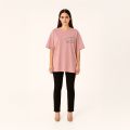Pink Dreamer Cloud Sun Printed T Shirt for Girls & Women Cotton Jersey Top. 