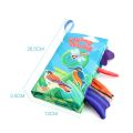 Baby Early Learning Toy Tail Cloth Book Puzzle Parent-child Interactive Sound Paper Infants Activity Toys for Babies. 