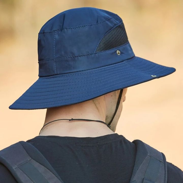 Xinbaoguan%20100%25%20Polyester%209201%20New%20Summer%20Breathable%20Fisherman%20Hat%20Outdoor%20Mountaineering%20Hat%20Big%20Eaf%20Sunshade%20Hat%20Benni%20Hat%20-%20Image%202