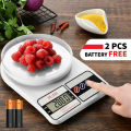 Best Quality Digital Scale 10kg 1g Household Weight Scales Platform Electronic Balance Kitchen scale Baking Measure Food Cooking Tools 2 pcs Battery free. 