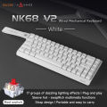 Ajazz NK68 V2 68-Key Wired Mechanical Keyboard with Magnetic Switches, Suitable for Gaming, Hot-Swappable.