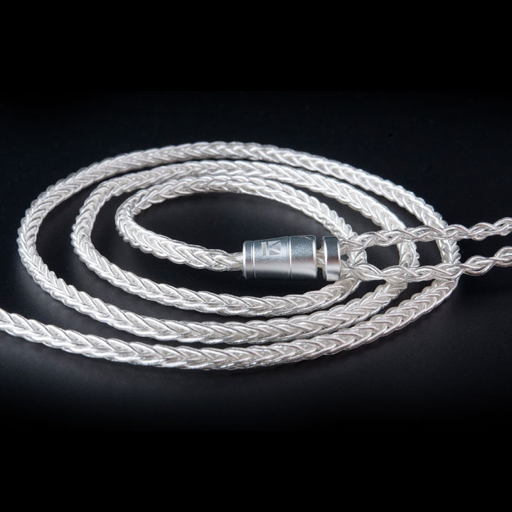 KBEAR%208%20Core%20Upgraded%20Silver%20Wired%20Earphone%20Cable%202PIN/MMCX/QDC%20Gaming%20Headphones%20Earbuds%20Headset%20For%20KZ%20KS1%20KS2%20TRI%20Meteor%20IEMs%20-%20Image%204