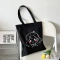 Super heavy weight Black tote bag for girls Eco friendly shopping bag laptop bag. 