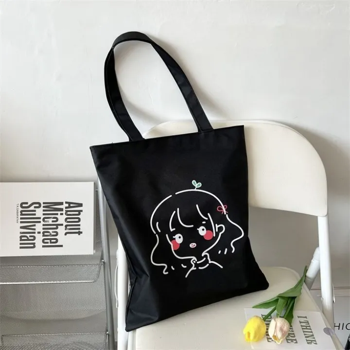 Super%20heavy%20weight%20Black%20tote%20bag%20for%20girls%20Eco%20friendly%20shopping%20bag%20laptop%20bag%20-%20Image%202