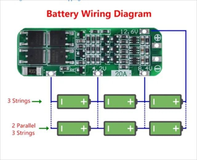 18650 battery charging module 20 A.