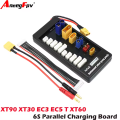 XT90 EC5 EC3 XT60 T XT30 6S Connector Lipo Battery Charger Board 2-6S For Imax B6 B6AC IDST Q6 Lite Balance Charger.