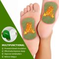 Natural Wormwood Detox Foot Patches Help Sleep Cleansing Toxins Foot Pads Relieve Stress Care Slimming Body Detoxification Paste. 