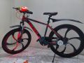 Electric bicycle smart with RGB Bluetooth wheel. 