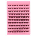 Lash Clusters 120pcs Cluster Lashes 8-16mm Wispy Individual Lashes Extensions Natural Look Lashes D Curl Fluffy Cluster Lashes D. 