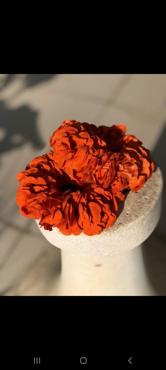 Artificial%20Flowers%20Hand%20Gajra%20/%20Bangles%20/%20kangan%20of%20velvet%20Fabric%20Red%20Colour%20-%20Image%204