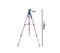 "Heavy Duty NP680 Purple Camera Tripod Stand for Canon, Nikon, Sony DSLR - Professional Stable Support". 