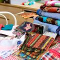 5 pcs African printed cotton fabrics with ethnic patterns,quilted fabric, sewn in a quarter bundle, suitable for DIY.