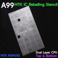 MTK Mediatek Snapdragon Max OV Spreadtrum Exynos HiSilicon Universal BGA IC Reballing Stencil Tamplate for HTC Xiaomi Huawei Realme Samsung Vivo Android Motherboard CPU RAM PS Repair Module Accessories Chip IC Reballing Tin similar A99 A100 A101 A103 A104. 