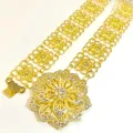 Thai luxury large belt for women can be paired with Siam Lanna style, gold belt, silver belt, various flower buckle with 39 inch diamonds, it must be included when attending the big festival.. 