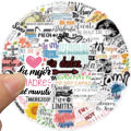 50Pcs Spanish Inspirational Stickers Motivational Phrases Life Quotes Decals DIY Laptop Study Room Scrapbooking Stickers Toy. 