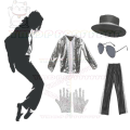 Black Michael Jackson cosplay set world's top dance king not surpassed Halloween hot selling. 