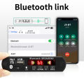 12V Bluetooth 5.0 MP3 Player Wireless Decoder Board Folder Switching USB TF FM Radio Call Module Car Kit For Speaker. 